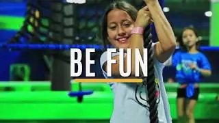 Ninja Warrior Course at Rebounderz of Rohnert Park