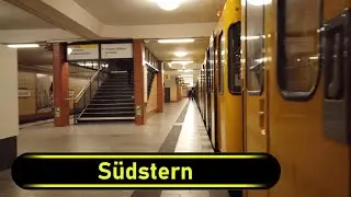 U-Bahn Station S&uuml;dstern - Berlin 🇩🇪 - Walkthrough 🚶