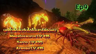 Ark Survival 2.0.29 EP9 สอนจับไดโนเสาร์ล่องหน Megalosaurus Sarco Araneo #ark #arksurvivalevolved