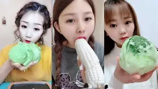 S&uuml;tl&uuml; Buz Yemek Videoları - #150 ASMR (Frozen Milk Eating)