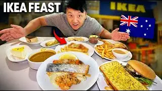 Eating ENTIRE Local Menu at IKEA in Sydney Australia