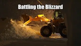Night Snow Removal in Aomori &ndash; Battling the Blizzard 4K60P #snowremoval #asmr #satisfyling #snow