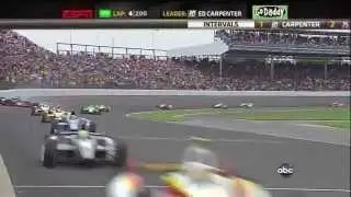 JR Hildebrand Crash 2013 Indy 500