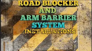 HOW TO INSTALL ROAD BLOCKER|| ARM BARRIER||  #optima #blocker #barrier #securitysystem