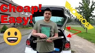 Replacing Boot Strut Gas Springs From MONROE On The 2006 VW Polo Gti