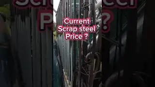 What&rsquo;s the current scrap steel price?#money #steel#recycling #scraplife #scrapping #scavenger