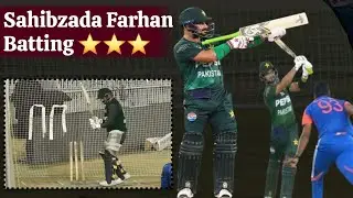 Sahibzada Farhan Faces Pakistan&rsquo;s Top Bowlers in Net Practice |  | WAHJOC Sports