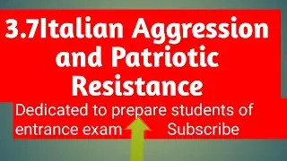 3 7Italian Aggression and Patriotic Resistance Causes and Courses of the war