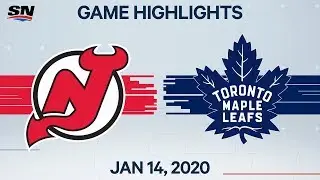 NHL Highlights | Devils vs Maple Leafs &ndash; Jan. 14, 2020