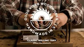 Crafted Kindly: The Art of Good Vibes Wooden Rolling Trays