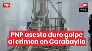 Carabayllo: cae red criminal con 800 000 soles y m&aacute;quina para procesar insumos de droga