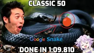 Google Snake Classic 50 Apples in 1m09s810ms [Untied World Record]