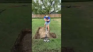 He found a BARE spot in his lawn...! (@TheLawnTools)
