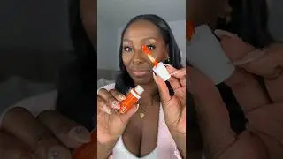 Оранжевые румяна на темной коже! #elfcosmetics