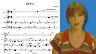 Anti-Hero - Taylor Swift | String Quartet | Klang Score