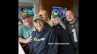 WWII Veteran Gerry Gemian honored at a NY Jets Football Game Dec. 7, 2025