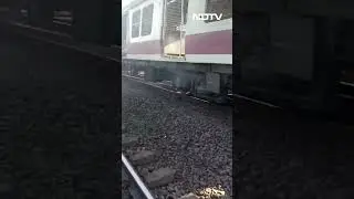 Video: Maharashtra Local Train Wheel Catches Fire, Triggers Panic