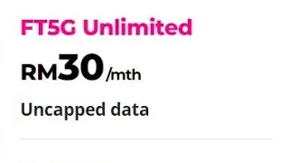 YES PREPAID UNLIMITED 5G/4G RM30