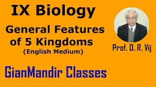 IX Biology | General Features of 5 Kingdoms (English Medium) by Ruchi Ma'am