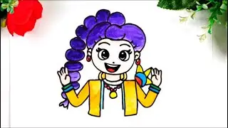 How to drawing cute RUMI 