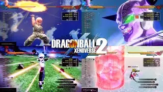 ALL CAST CHARACTERS FANCY TECH COMBOS PT.2 | Zeirz | Dragon Ball Xenoverse 2