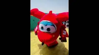 Mascots live characters #superwing #helicopter