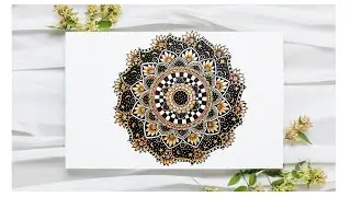How to Draw Mandala For Beginners | Mandala art | Easy draw | Colorful Mandala