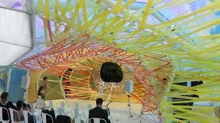 Opening of the 2015 Serpentine Gallery Pavilion by SelgasCano