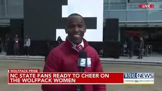 NC State fans ready to cheer on the Wolfpack women