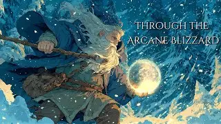 Through the Arcane Blizzard | Immersive Winter Fantasy Music for Sleep & Study