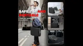 Vailoin Fireproof Document Box, Hard Case Waterproof Document Boxes with Lock