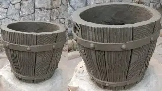 How to make a beautifull tree pot || Clay stove || Mood oven