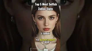 Top 5 Most Selfish Zodiac Signs #reader #zodiacsigns #astrology #horoscope #shorts