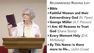 Numbered Days: Living Prepared For Our Good and God's Glory | Seminar with Susan Utsey