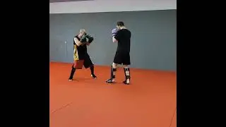 partner drill. 1,2,9 I throw 2  he kicks his 9 under my 2 to the  body