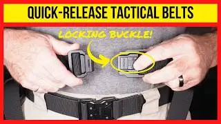 Jukmo Quick-Release Tactical Belts: NEW Locking Buckle!