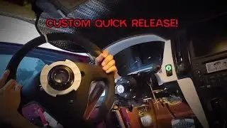 Cadillac STS Custom Steering Wheel Quick Release Modification!