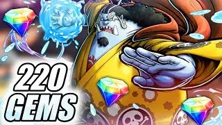 TS JIMBEI Finally Here! 220 Gems Full Steps Summons! Should U Summon? | One Piece Bounty Rush OPBR