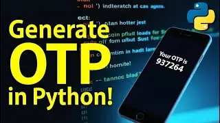 Generating otp using Python | otp | Aman Coding