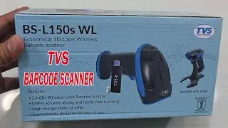 TVS BARCODE SCANNER | Unboxing And Review Wireless Bluetooth Scanner #tvs #barcodescanners #scanner
