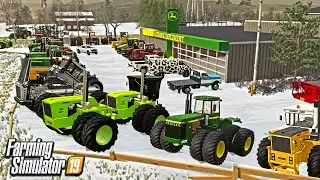 SPEND $1,000,000 AT A RARE 4-WHEEL DRIVE AUCTION (ROLEPLAY) FARMING SIMULATOR 19