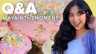 Maya From Pero Like Answers Questions While Decorating Cakes • Tasty