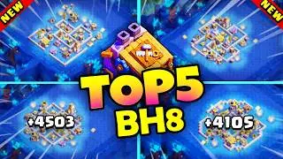 🔥UNBEATEN🔥BUILDER HALL 8 BASE + REPLAYS | BEST BH8 BASE WITH COPY LINK | TOP 5 BH8 BASE LINK 2026