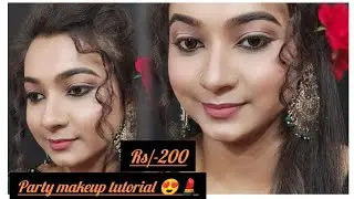 party makeup tutorial💄😍 Rs/-200🤷