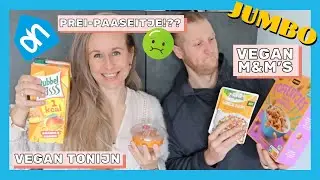 Nieuwe producten uit de supermarkt proeven - o.a. Vegan tonijn & Prei paaseitje //OPTIMAVITA