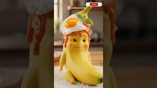 Banana is eating and dancing while singing 🤯🎶 #ai #aiart #aishorts #shortfeed #funny #trending