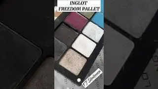 INGLOT FREEDOM PALLETE || Eyeshadow palette || with megnatic flip