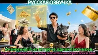 Униженный на встрече одноклассников, бедняк активировал систему магната и опозорил всех в зале