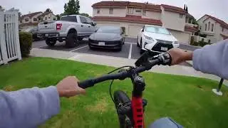 Cold morning ride with a huge jump in the end to awaken the senses - TREK MTB