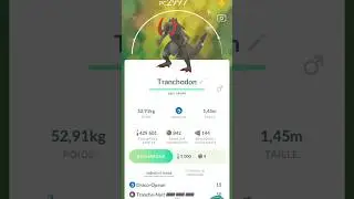 J'&eacute;volue un Coupenotte shiny en Tranchodon shiny